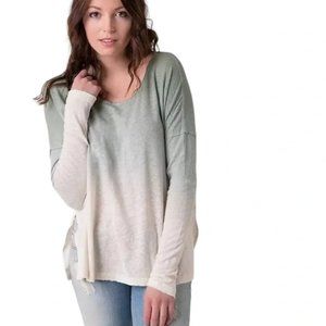 Free People Ombre Oversized Long Sleeve